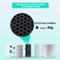 Replacement HEPA Air Purifier Filter for GCZ Air Purifier AP302 CADR 300, Designed for Pets Allergy