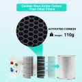 Replacement HEPA Air Purifier Filter for GCZ Air Purifier AP402 CADR 400, Designed for Smoke Wildfire Activated Carbon