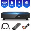 GCZ Mini DVD Player for TV with HDMI Cable, Portable DVD Player for Home with AV Output and USB Input, include Remote Control